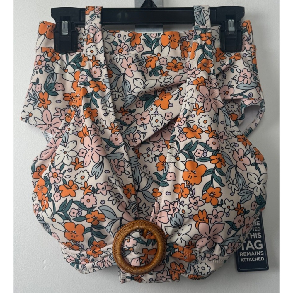 NEW High Waisted Floral Two Piece Bikini BMJL Size Small New with Tags C30